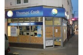 Vandalism to Thomas Cook, Whiteladies Road